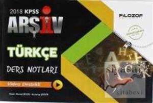 2018 KPSS Türkçe Arşiv Ders Notları Video Destekli