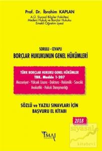 2018 Sorulu - Cevaplı Borçlar Hukukunun Genel Hükümleri