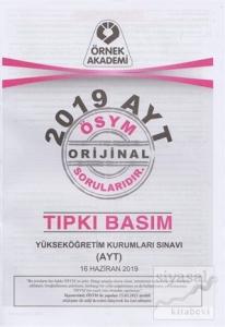 2019 AYT ÖSYM Orjinal Soruları Tıpkı Basım