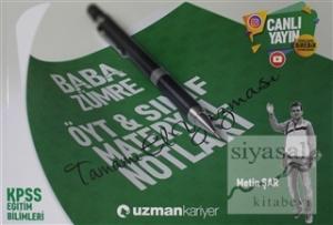 2019 KPSS ÖYT Sınıf ve Materyal Notları