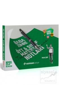 2020 KPSS Baba Zümre ÖYT ve Sınıf Materyal Notları