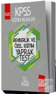 2020 KPSS Eğitim Bilimleri Rehberlik ve Özel Eğitim Yaprak Test