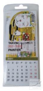 2021 - 2022 Ressam Kediler Takvim (Kod: 3091)