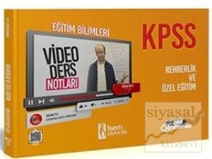 2021 KPSS Eğitim Bilimleri Rehberlik ve Özel Eğitim Video Ders Notları