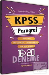 2021 KPSS Paragraf Sözel Bölüm 16x20 Deneme