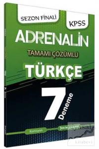 2021 KPSS Türkçe Adrenalin Tamamı Çözümlü