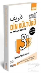 2021 ÖABT Zarif Din Kültürü ve Ahlak Bilgisi Çözümlü 3 Deneme Sınavı