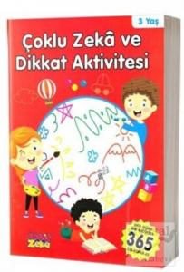 3 Yaş Çoklu Zeka ve Dikkat Aktivitesi - Kırmızı Kitap