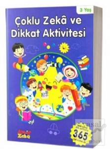 3 Yaş Çoklu Zeka ve Dikkat Aktivitesi - Mavi Kitap