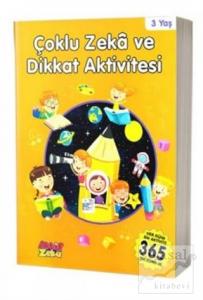 3 Yaş Çoklu Zeka ve Dikkat Aktivitesi - Turuncu Kitap