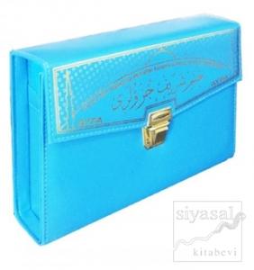 30 Cüz Kur'an-ı Kerim Orta Boy Çantalı 040 Mavi