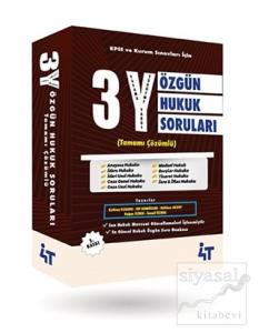 3Y Özgün Hukuk Soruları Tamamı Çözümlü