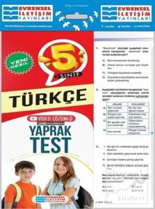 5. Sınıf Türkçe Yaprak Test 5. Sınıf Türkçe Yaprak Test