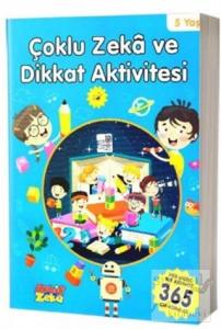 5 Yaş Çoklu Zeka ve Dikkat Aktivitesi - Mavi Kitap