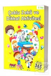 5 Yaş Çoklu Zeka ve Dikkat Aktivitesi - Sarı Kitap