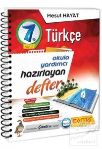 7. Sınıf Türkçe Okula Yardımcı Hazırlayan Defter