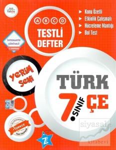 7.Sınıf Yerim Seni Türkçe Testli Defter