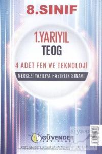 8. Sınıf 1. Yarıyıl TEOG 4 Adet Fen ve Teknoloji - Merkezi Yazılıya Hazırlık Sınavı