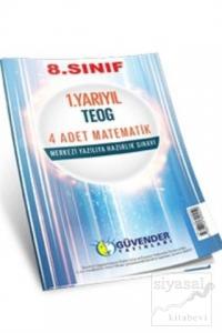 8. Sınıf 1. Yarıyıl TEOG 4 Adet Matematik - Merkezi Yazılıya Hazırlık Sınavı