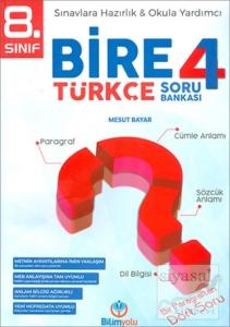8. Sınıf Bire 4 Türkçe Soru Bankası