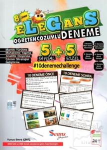 8. Sınıf LGS Elegans Öğreten Çözümlü 10 Deneme