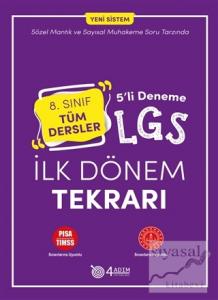 8. Sınıf LGS İlk Dönem Tekrarı Tüm Dersler 5 li Deneme