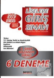 8. Sınıf LGS Kazanım Sıralı 6'lı Deneme Sınavı