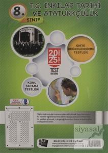 8. Sınıf T.C. İnkılap Tarihi ve Atatürkçülük Ünite Değerlendirme Testleri