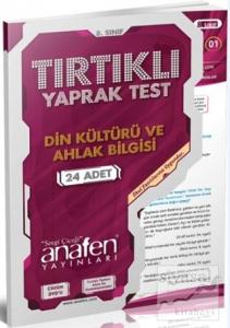 8.Sınıf Tırtıklı Yaprak Test Din Kültürü ve Ahlak Bilgisi 24 Adet