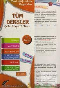 8. Sınıf Tüm Dersler Çek Kopart Yaprak Test 8. Sınıf Tüm Dersler Çek Kopart Yaprak Test