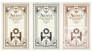 Avesta (Kahverengi, Gri, Kırmızı Renk) (Ciltli)