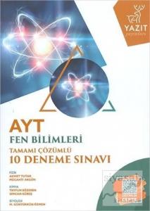 AYT Fen Bilimleri Tamamı Çözümlü 10 Deneme Sınavı