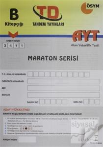 B Kitapçığı 3411 Maraton Serisi TYT Temel Yeterlilik Deneme Sınavı