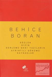 Behice Koran Sözlük Dizin Derleme'deki Yazıların Ayrıntılı Dökümü Kaynaklar