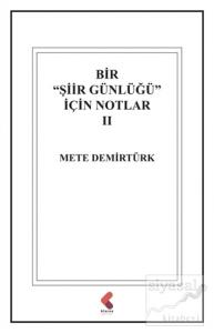 Bir "Şiir Günlüğü" İçin Notlar 2
