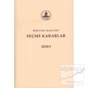 Bireysel Başvuru Seçme Kararlar 2018 (2 Cilt Takım) (Ciltli)