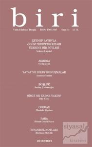 Biri Yıllık Edebiyat Dergisi Sayı: 13