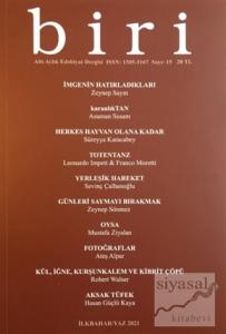 Biri Yıllık Edebiyat Dergisi Sayı: 15