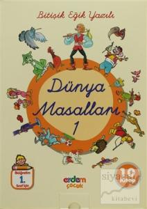 Bitişik Eğik Yazılı Dünya Masalları 1 (10 Kitap Takım)