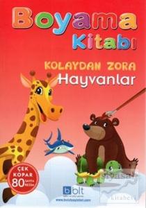 Boyama Kitabı - Kolaydan Zora Hayvanlar
