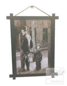 Charlie Chaplin Ahşap Tablo Kod - 000003