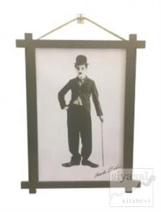 Charlie Chaplin Ahşap Tablo Kod - 000004