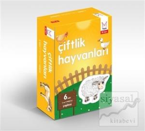 Çiftlik Hayvanları (6 Adet 2 ve 3 Parçalı Yapboz)
