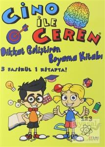 Cino İle Ceren Dikkat Geliştiren Boyama Kitabı