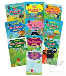 Çocuklar İçin Hikayelerle Dört Halife Hayatı Seti (10 Kitap Takım)