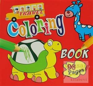 Coloring Book 96 Pages (Red)