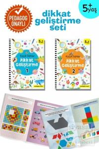 Dahiler Dikkat Geliştirme Seti (2 Kitap Takım) 5+ Yaş (Pedagog Onaylı)
