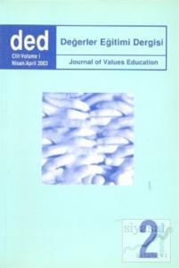 Değerler Eğitimi Dergisi Sayı: 2