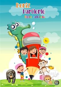 Deniz Harflerle Boyama Kitabı