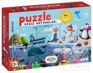 Deniz Hayvanları 38 Parça Puzzle